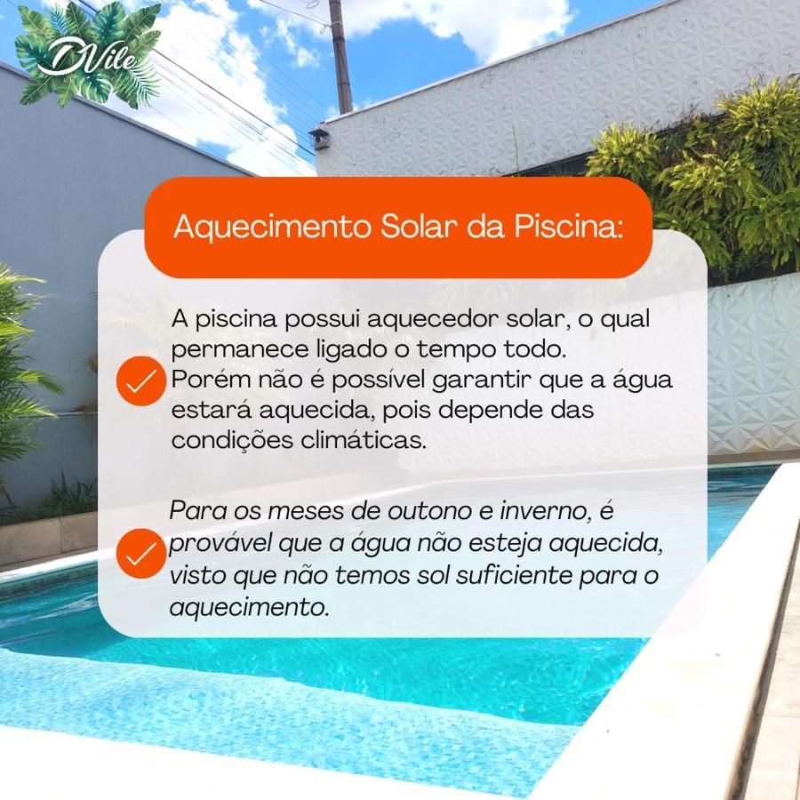 Bela Casa Piscina Aquecimento Solar Em Americana-Sp Vila Exterior foto